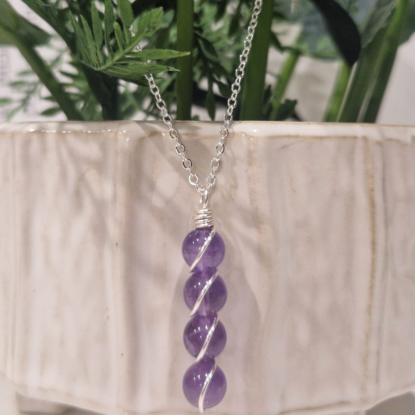 'Amethyst Flame' Pendant