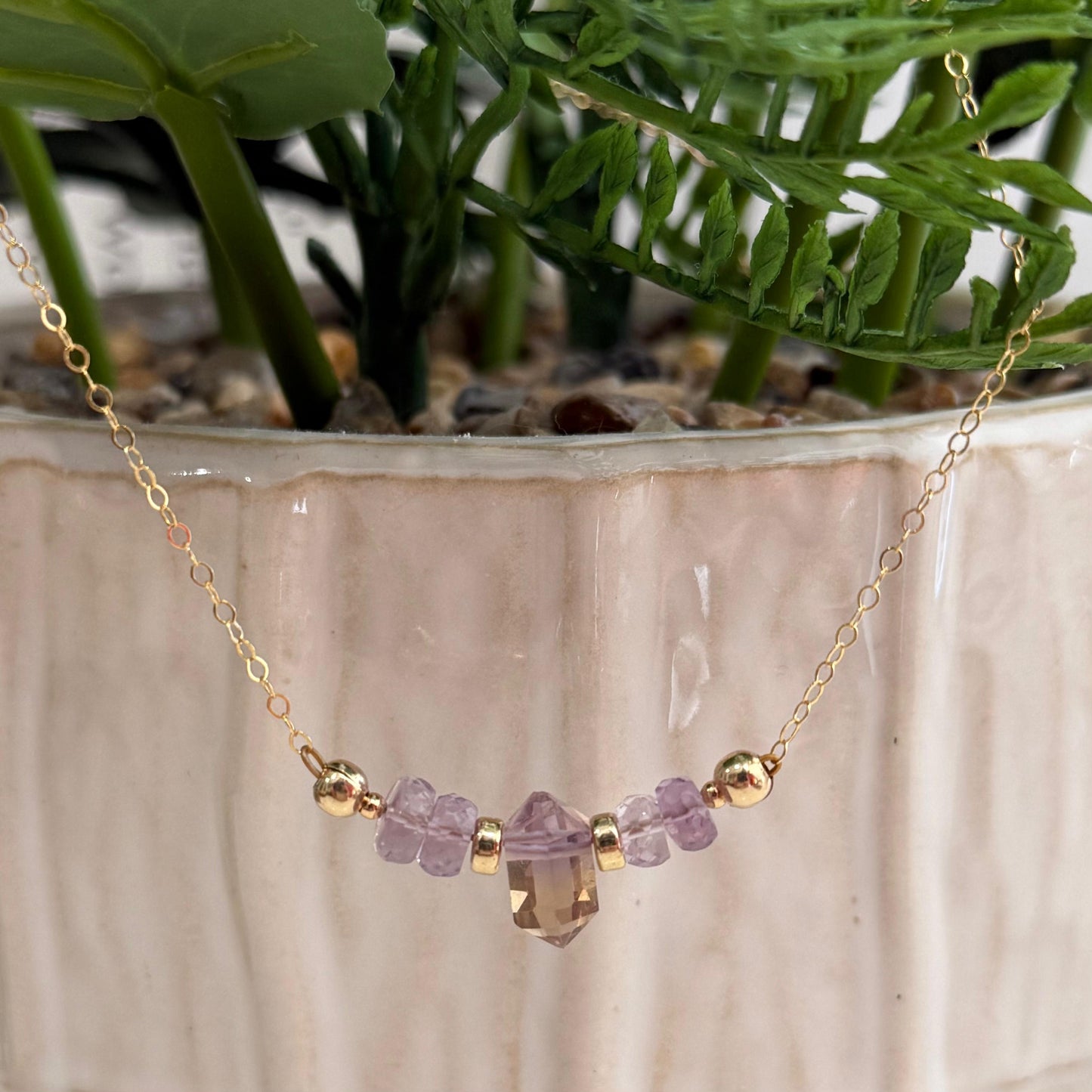 'Dream of two Flames' Necklace