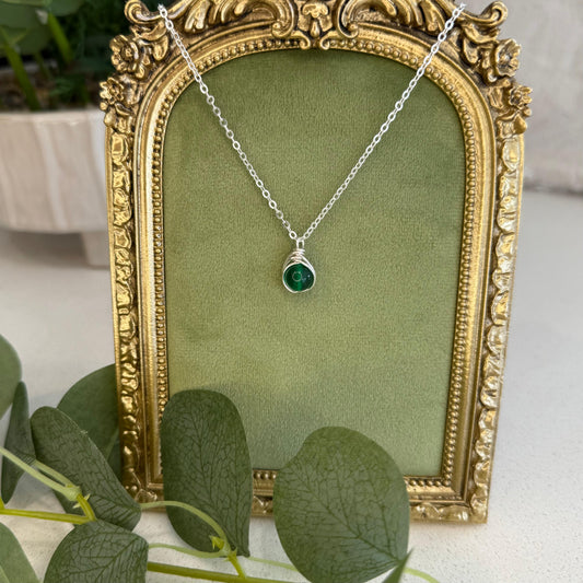 'Emerald Spirit' Pendant (Heart)