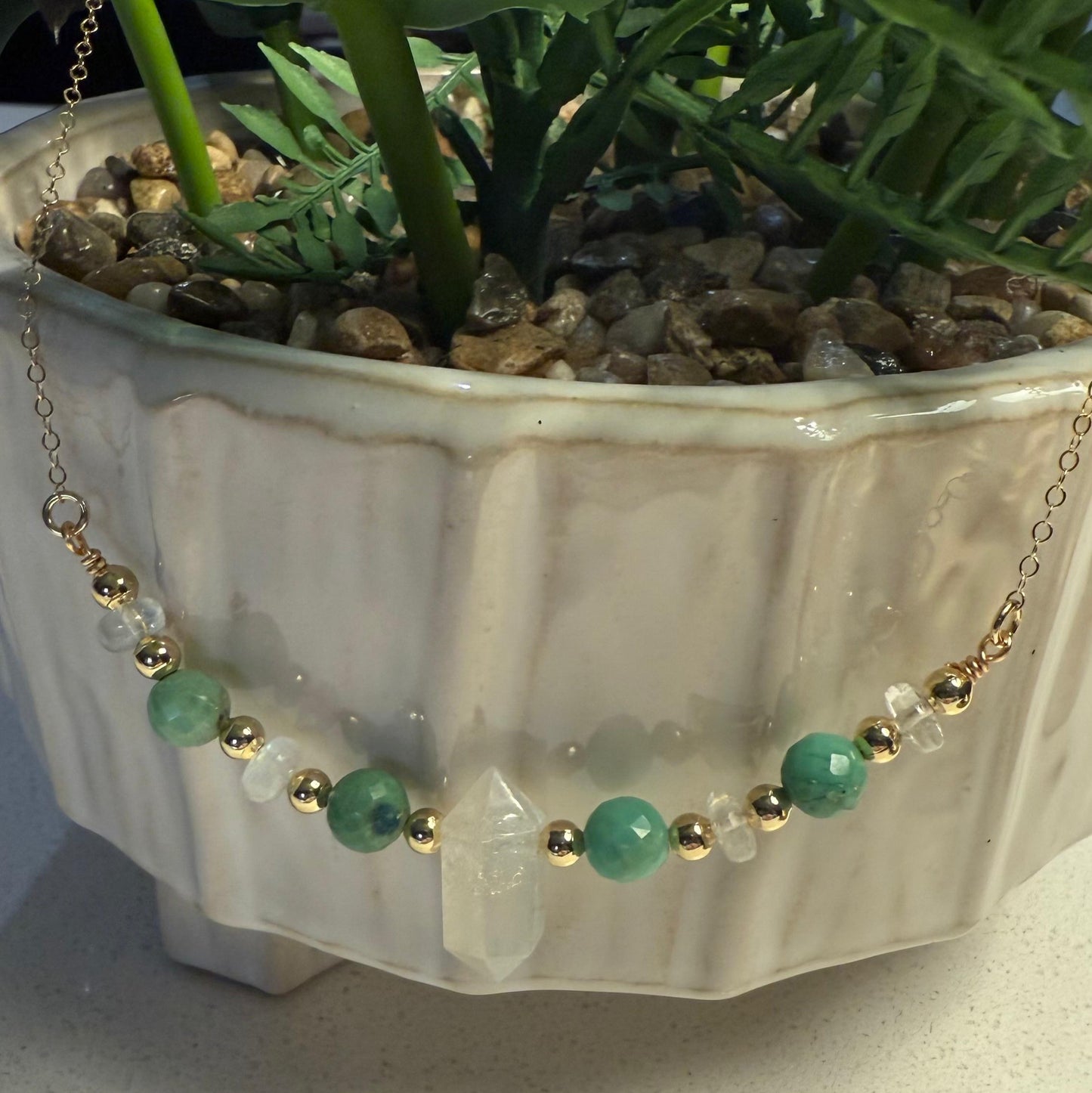 'Moon of the Green Isles' Pendant