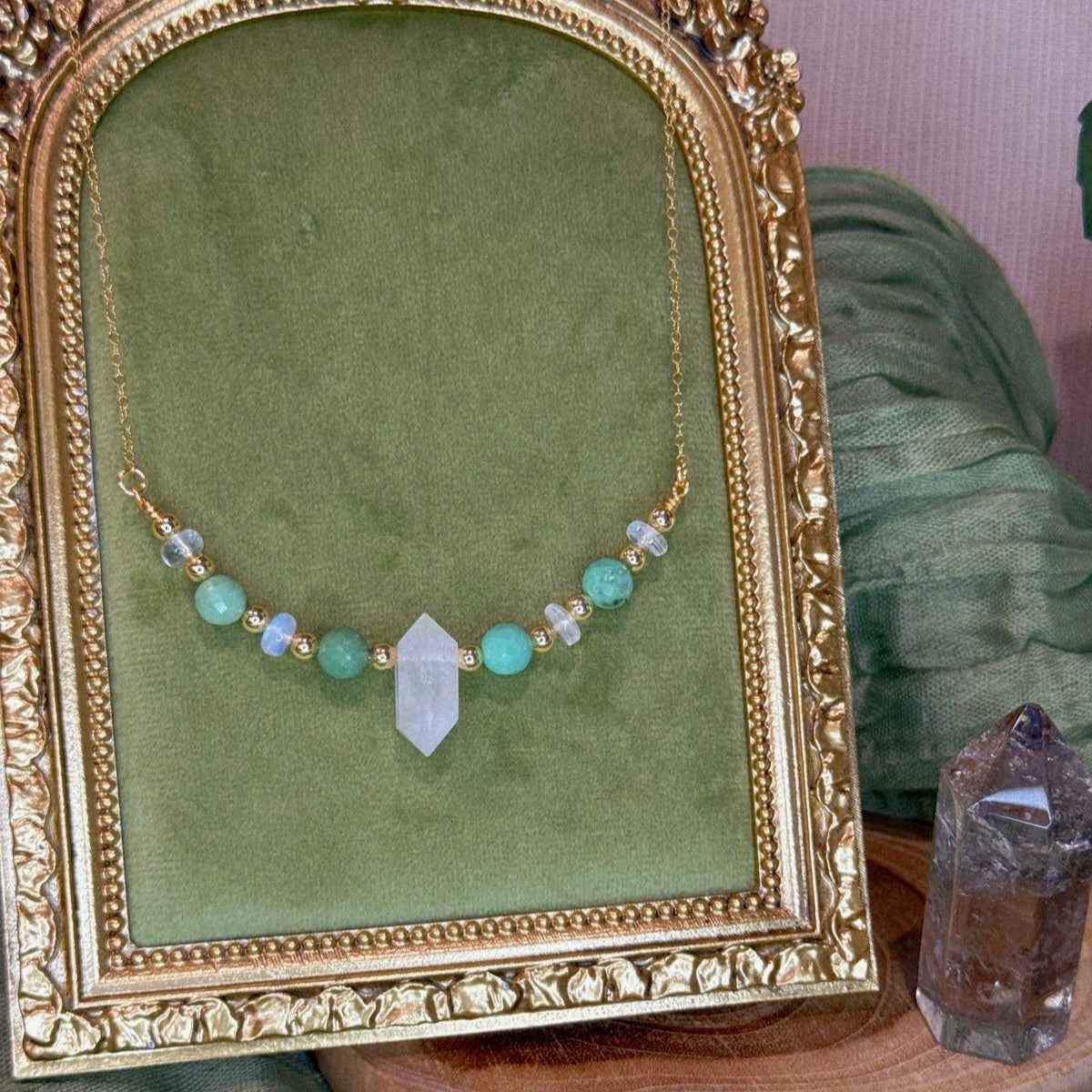 'Moon of the Green Isles' Pendant