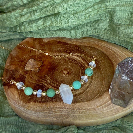 'Moon of the Green Isles' Pendant